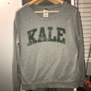 Kale crewneck sweater